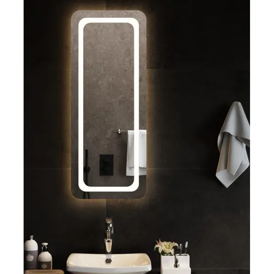 Badeværelsesspejl LED 40x100 cm – IP65, USB