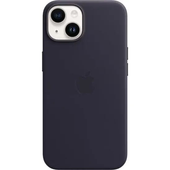 Apple iPhone 14 MagSafe lædercover - Blæk