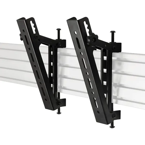 B-Tech BT8390-VESA200T Monteringsarm til fladpanel, sort (2 stk)
