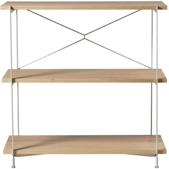 FDB Møbler A91 Nordhavn reol i eg 79×79 cm