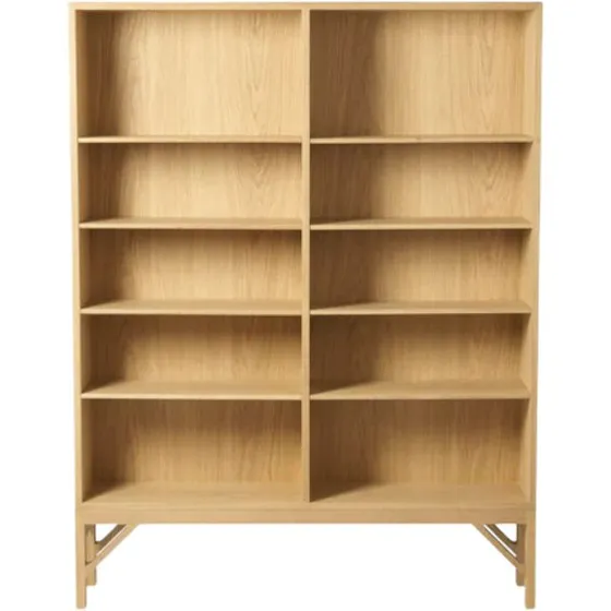 FDB Møbler A154 reol i lakeret eg