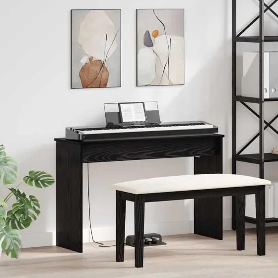 vidaXL Keyboard Stand Sort Eg, 100 x 32 x 64 cm