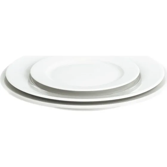 Pillivuyt Sancerre tallerken 20 cm - hvid desserttallerken