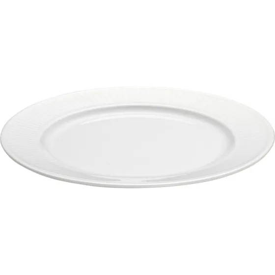 Pillivuyt Plissé tallerken Ø17 cm – hvid