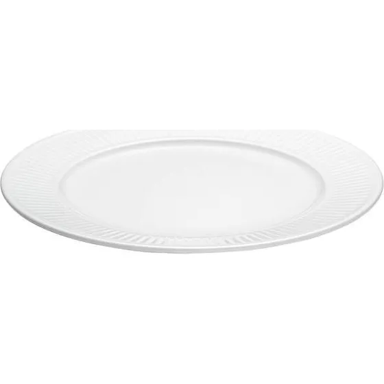 Pillivuyt Plissé tallerken Ø24 cm - hvid