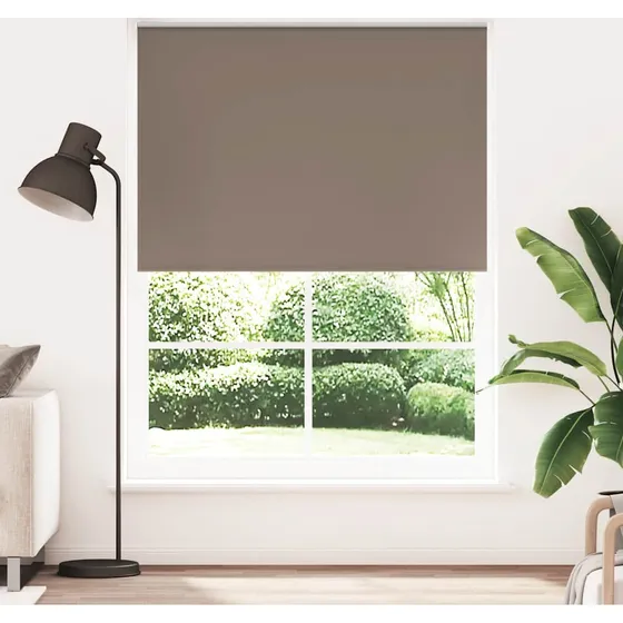 vidaXL Mørklægningsrullegardin 160x230 cm - Kaffe