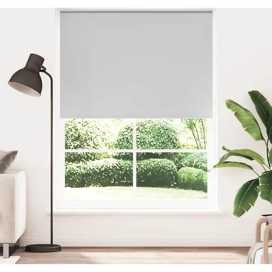 vidaXL Mørklægningsrullegardin Grå 140x230 cm
