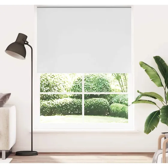 vidaXL Mørklægningsrullegardin 140x230 cm - Hvid