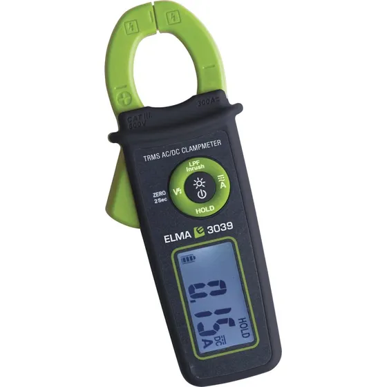 Elma 3039 digitalt True RMS AC/DC tangamperemeter 300A