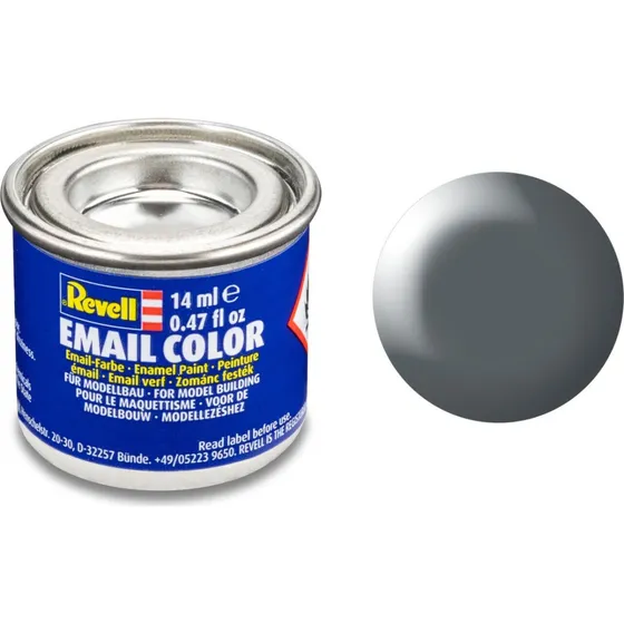 Revell Emalje Maling til Hobby - Dark Grey Silk - 14 ml