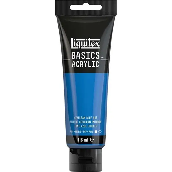 Liquitex Basics Akrylmaling - Cerulean Blå - 118 ml