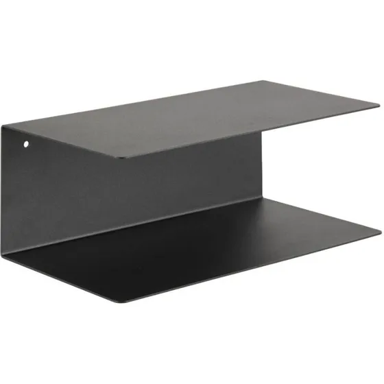 CASA Living Joliet væghylde 2 stk. – mat sort stål 35 cm