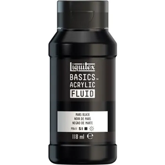 Liquitex Basics Fluid Akrylmaling - Mars Black 118 ml