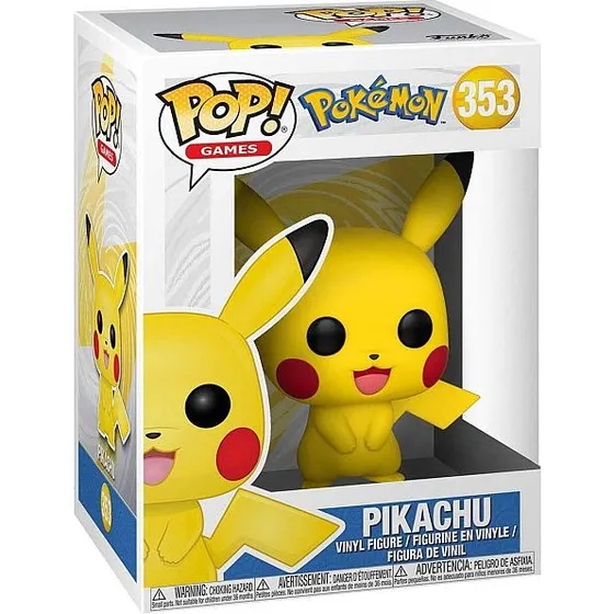 Funko! Pikachu - Pokémon Vinyl Figur (9 cm)