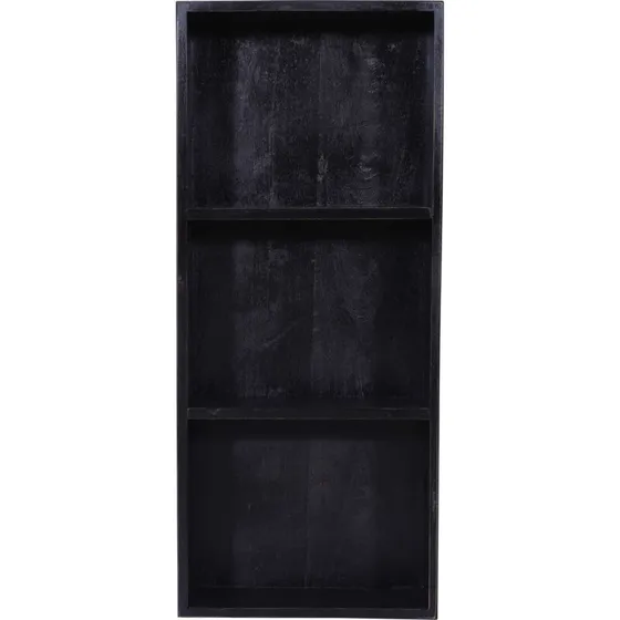 Trademark Living San Antonio vægreol, 3 hylder, sort