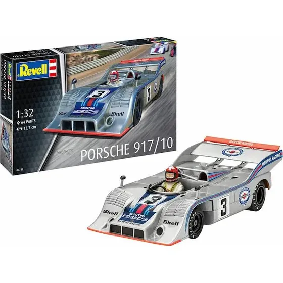 Revell Porsche 917/10 Modelbil Byggesæt - 1:32 - Level 4