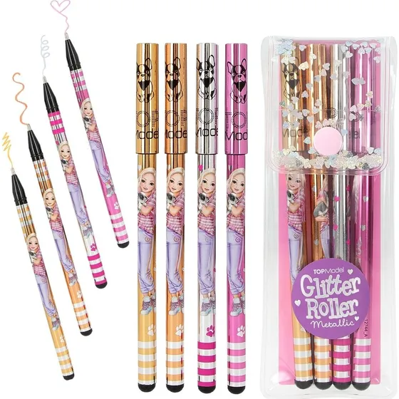 TOPModel Glittergel-penne, Metallic