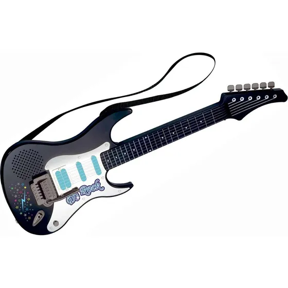 Elektrisk Rockguitar til børn med 6 strenge og lyd