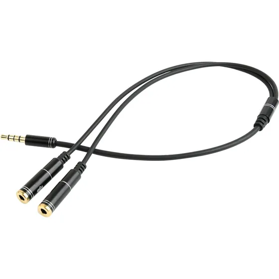 Cablexpert Lydadapter 3.5mm mini-jack til mini-phone stereo, 20 cm
