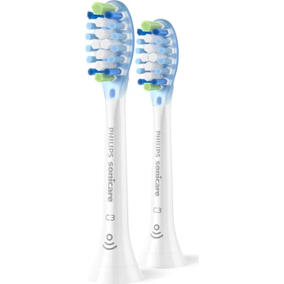 Philips Sonicare C3 Premium Plaque Defence HX9042 - 2 stk. hvide