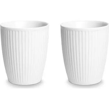 Pillivuyt Plissé Termokrus 25 cl – 2 stk. Hvid