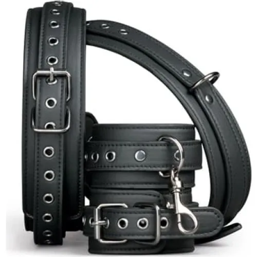 Easytoys Thigh & Wrist Cuff Set - Hånd- & lårjern sæt