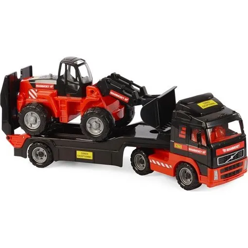 Mammoet Toys Cavallino Mammoth Truck med trailer og gravemaskine