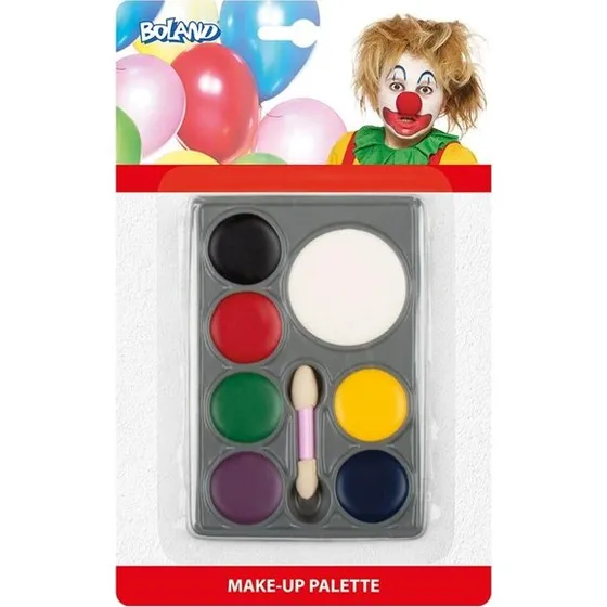 Boland Face Paint Set - 7 farver med pen
