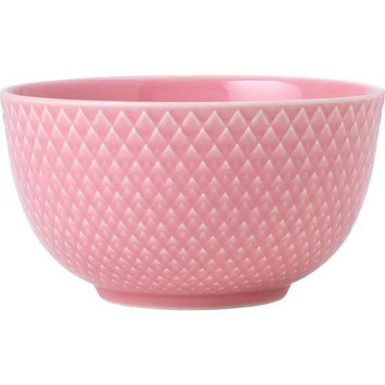 Lyngby Porcelæn Rhombe Color skål 11 cm – rosa