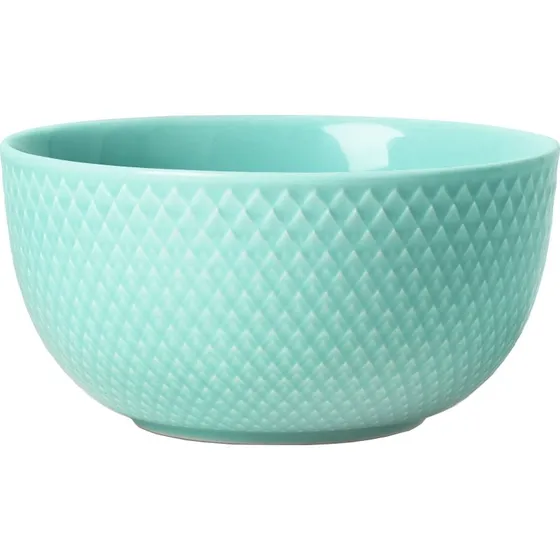 Lyngby Porcelæn Rhombe Color Skål Ø13 cm - Aqua
