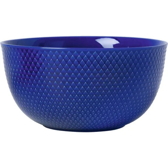 Lyngby Porceln Rhombe Color Serveringsskl 22 cm - Mrkebl