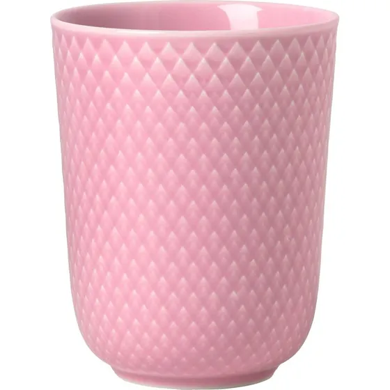 Lyngby Porceln Rhombe krus 33 cl  Rosa