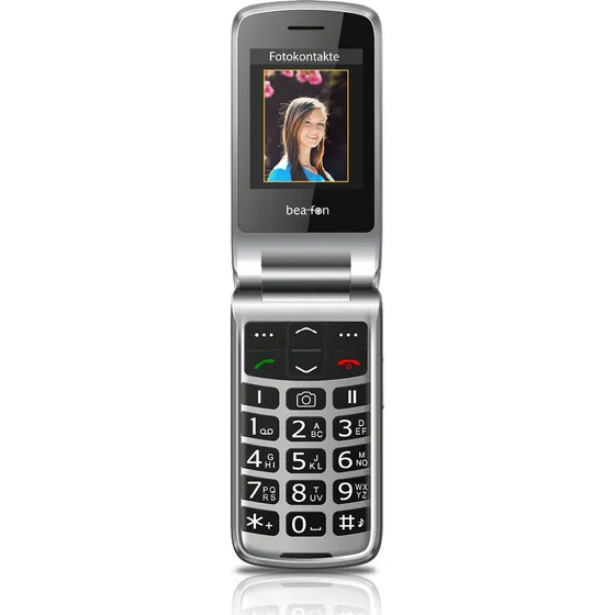 Beafon SL645plus LTE Mobiltelefon - Sort/Sølv - 2.8" skærm