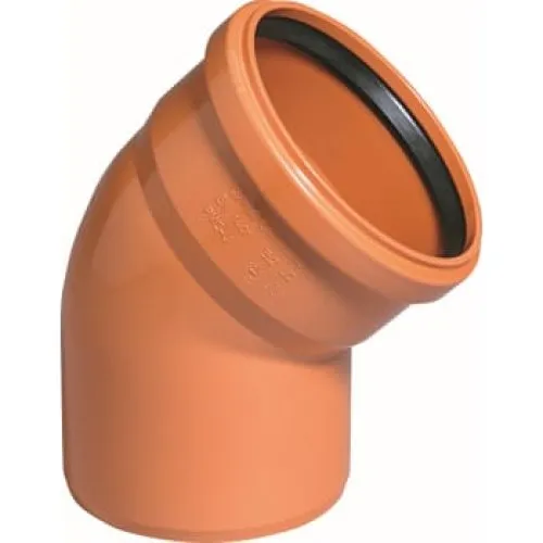 Ostendorf 110 mm 45° PVC-kloakbøjning