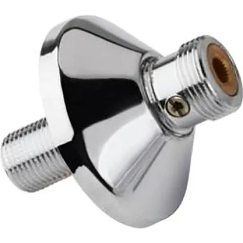 Roth lige forskruning m. afspærring 90mm 3/4"-1/2" med roset