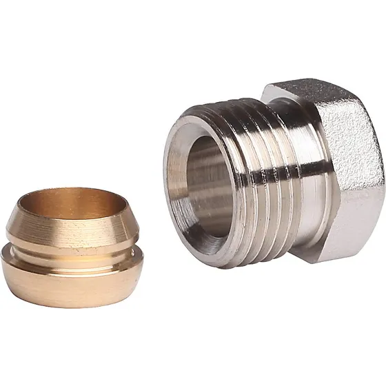 Danfoss Klemringsfitting 1/2'' Ø12mm 013G4112 til stål og kobber