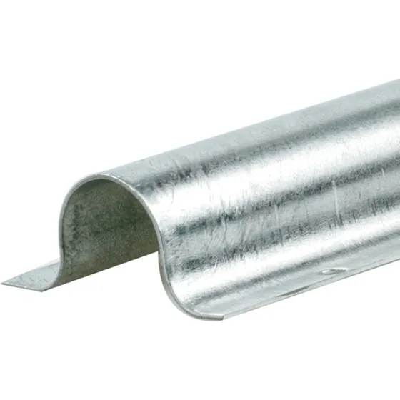 Dækskinne 23mm galvaniseret stål - 1 meter