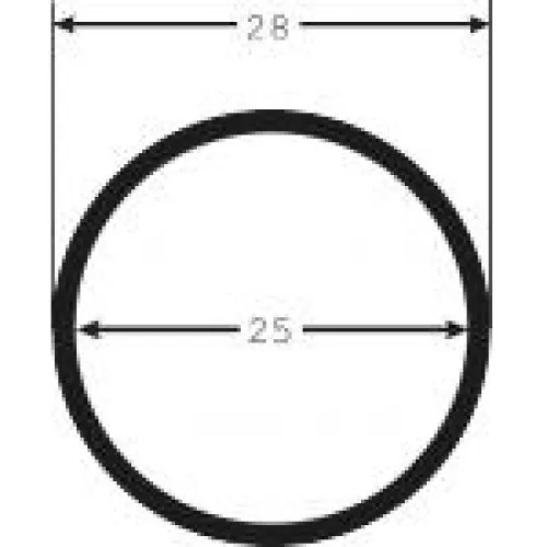 Spiralslange Sort 25/28mm - Fleksibel kabelbeskyttelse