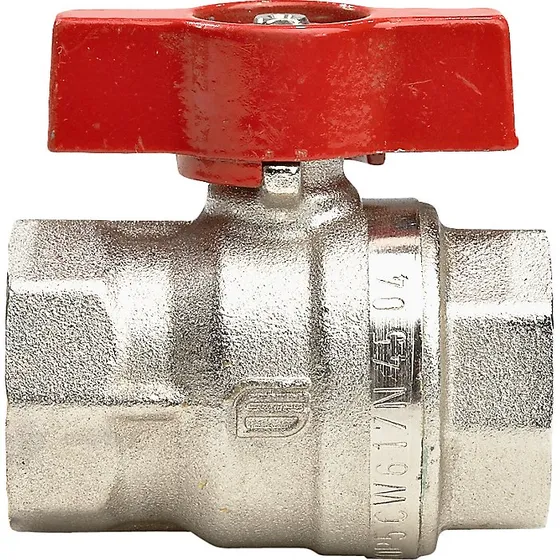 Kuglehane 3/8'' muffe/muffe, 50 mm med T-greb