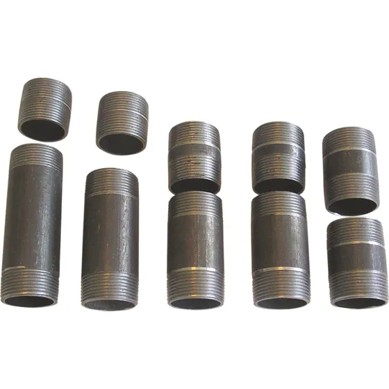 Nippelrør sorte 3/4'' (10 stk. assorterede længder)
