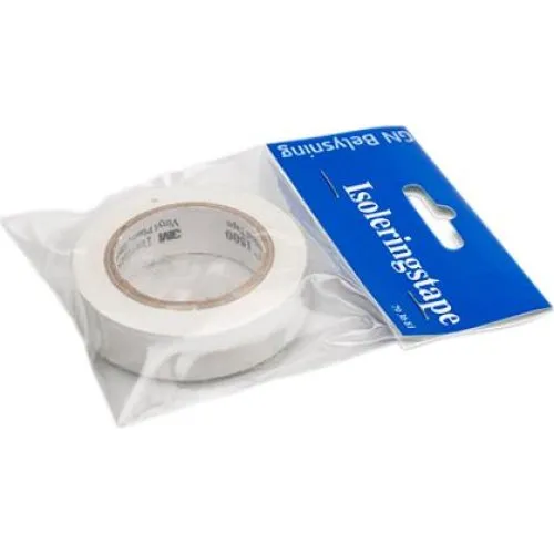 GN-pack Isoleringstape Hvid 15mm x 10m