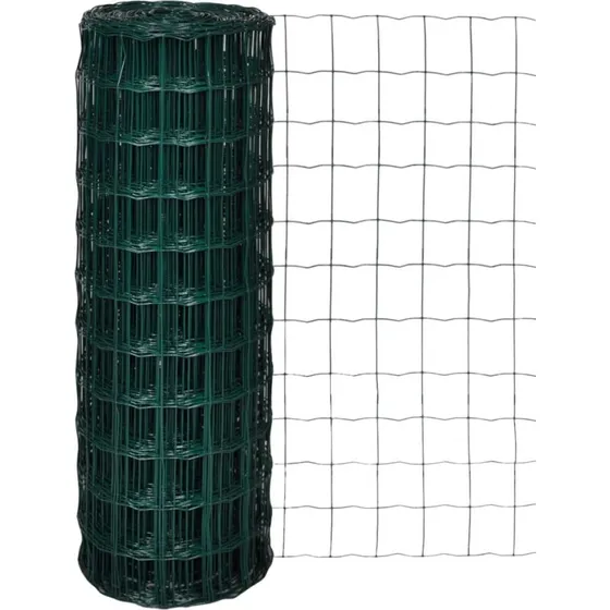 Eurohegn 10 x 1,7 m PVC-belagt stål, grøn