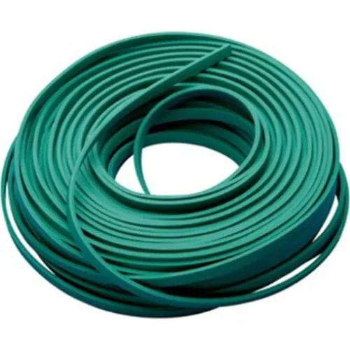 Neopren fladkabel 2 x 1,5 mm² grøn - pr. m.
