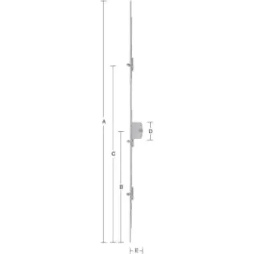 Paskviler d.40 23553 2110 ga, IPA kolvepaskvil 1750 x 40 mm