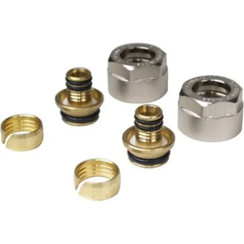 H-Blok Universal Omløbersæt 16x2mm 3/4 Euro PEX/PERT/AKB (2 stk.)
