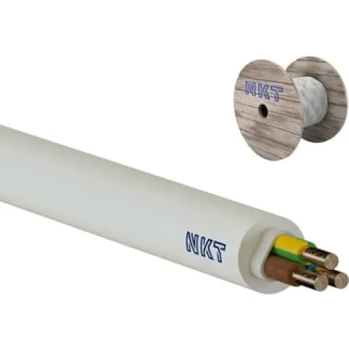 NKT NOIKLX 90° 3G4 Installationskabel, Lysegrå