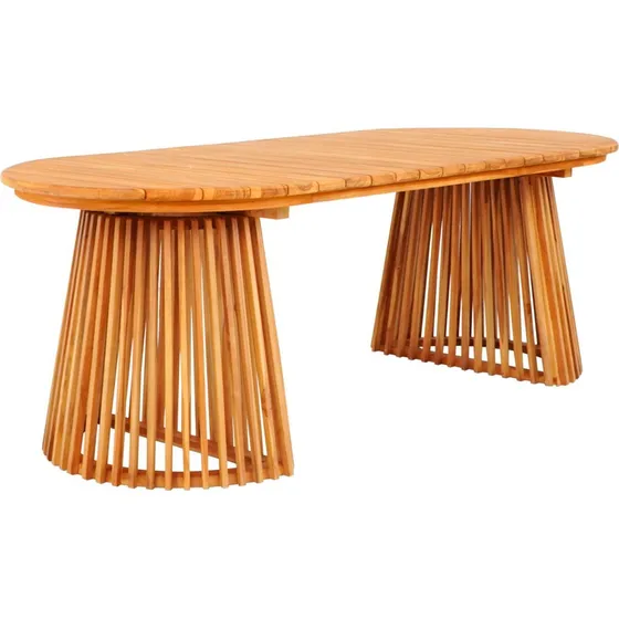 House Nordic Berja Spisebord i Teak Natur - 200 x 90 cm