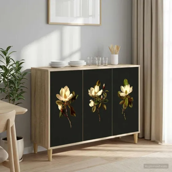 vidaXL BREMEN Sideboard i Sonoma-eg, 102 x 33 x 75 cm