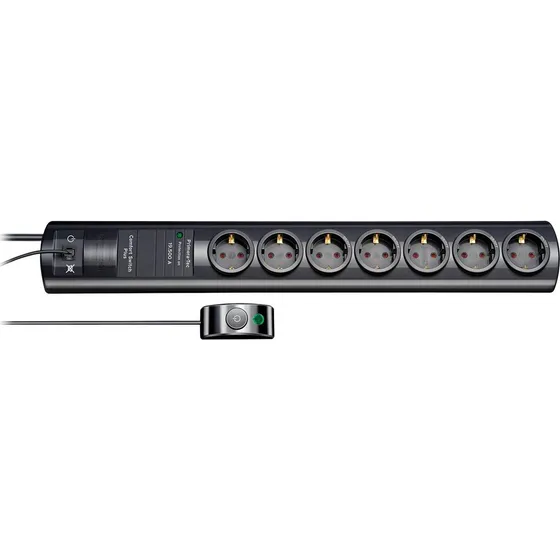 brennenstuhl Primera-Tec Comfort Switch Strømstødsbeskytter 7-stik 2m