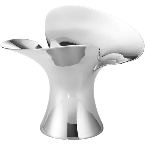 Georg Jensen Bloom 2-pak lysestager, rustfrit stål
